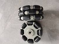 Rouleau à haute capacité de charge et roulement à billes 125mm Omni Wheel pour chariot