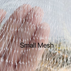 Dongfang Motai <span class=keywords><strong>Filet</strong></span> moulé à la main facile à lancer, petite maille ouverte, appât pour poisson, monofilament en nylon et PA avec chaîne en plomb - Product Image 4