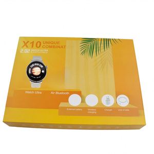 Set Regalo X8 Ultra con Ricarica Wireless, Combinazione Indossabile per Uomo, Smartwatch - Product Image 4