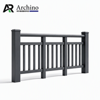 Prix d'usine Garde-corps en aluminium pour bord de mer, anti-corrosion, qualité marine, système de balustrade pour balcon et escalier, verre poli miroir
