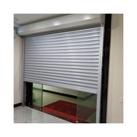 Porte de garage automatique à volet roulant électrique Surface finie pour l'industrie des villas avec système intelligent, porte enroulable de haute qualité