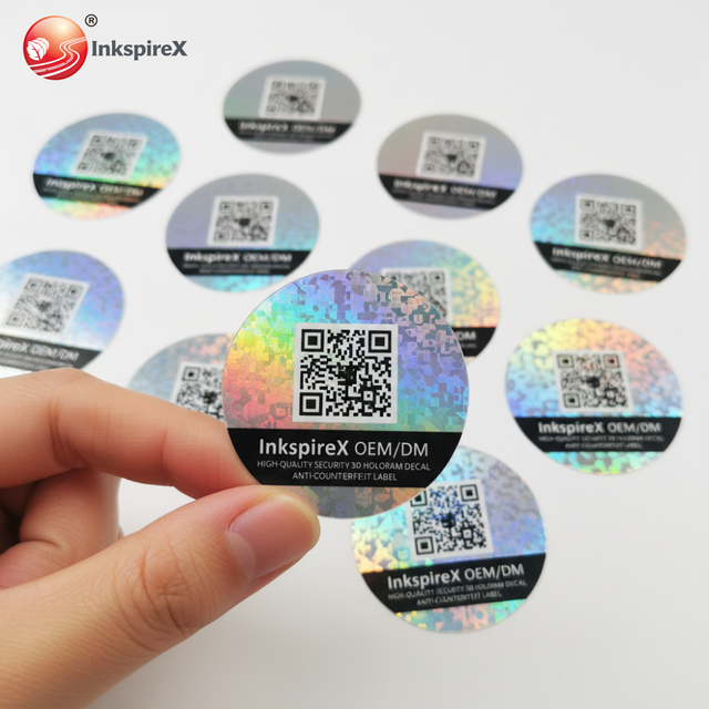 Professional Factory QR Code Anti Counterfeiting Sticker Customized Traceability Security Label