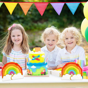 Fournitures arc-en-ciel arc-en-ciel décorations de fête d'<span class=keywords><strong>anniversaire</strong></span> feuille d'or métallique couleur jetable <span class=keywords><strong>serviette</strong></span> en <span class=keywords><strong>papier</strong></span> <span class=keywords><strong>serviette</strong></span> - Product Image 3