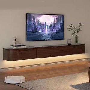 Nouveau <span class=keywords><strong>meuble</strong></span> <span class=keywords><strong>TV</strong></span> flottant de luxe italien à LED, <span class=keywords><strong>blanc</strong></span> crème, pour salon, hôtel, maison, <span class=keywords><strong>meuble</strong></span> de rangement moderne - Product Image 3