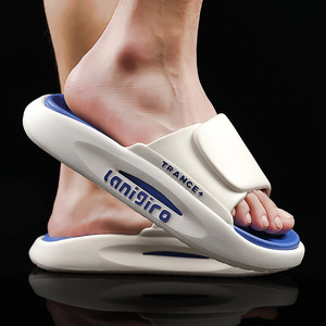 Zapatillas sin cordones para hombre, verano, interior, exterior, baño, baño, antideslizante, para el hogar, Eva, zapatillas para mujer - Product Image 4