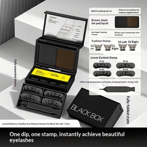 Penna Timbro Anti-Sbavatura per Trucco Occhi [Confezione Base] Nuova Versione Portatile Migliorata <span class=keywords><strong>Eyeliner</strong></span> Transfrontaliero Certificato Guangdong - Product Image 2