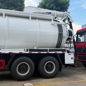 Camion d'aspiration des eaux usées FOTON 6*4 20CBM, camion-citerne à boues de 20000L avec déchargement hydraulique automatique - Product Image 3