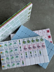 ชุดไพ่นกกระจอกอเ<span class=keywords><strong>ม</strong></span>ริกันสีฟ้าอ่อน รุ่น Ginger Jar 160 ชิ้น ดีไซน์อะคริลิกหรูหรา ทันส<span class=keywords><strong>ม</strong></span>ัย 4 ชั้น ทนทาน พกพาสะดวก เป็น<span class=keywords><strong>ม</strong></span>ิตรกับสิ่งแวดล้อ<span class=keywords><strong>ม</strong></span> - Product Image 3