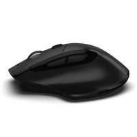 Souris d'ordinateur ergonomique 2.4Ghz + BT double mode 4000 DPI récepteur USB Plug Play 2.4G connexion sans fil LED rétro-éclairé Design moderne