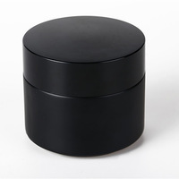 Bocaux en verre noir pur, flacon opaque pour emballage cosmétique, flacon de 20g30g50g, pot pour crème de soin de la peau, pot pour crème pour les yeux de 5g10g