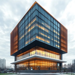 Mô-đun thép nhà kho văn phòng với các thành phần đúc sẵn chìa khóa trao tay Kết Cấu Thép nhà thầu xây dựng văn phòng - Product Image 3