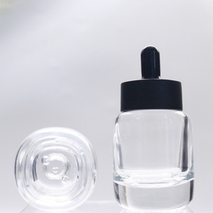 Flacon compte-gouttes en verre transparent à fond épais de 30 ml et 50 ml pour huile essentielle, sérum, <span class=keywords><strong>essence</strong></span>, soin du visage, lotion, huile capillaire, parfum - Product Image 6