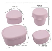Silikon-Lunchbox, leicht, mikrowellengeeignet, Lunchbox für Büroangestellte