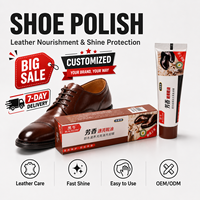 Crème à chaussures Hei Niu résistante au froid, tube de 35g, texture pâteuse facile à nettoyer, stable à basse température