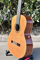 Aiersi Professional Glossy Classical Hauser Guitar All Solid Cedar/Spruce Top Spanish Classical Nylon String Instrument