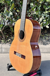 <span class=keywords><strong>Guitare</strong></span> <span class=keywords><strong>classique</strong></span> Hauser Aiersi professionnelle, finition brillante, entièrement en cèdre/épicéa, instrument à cordes en nylon <span class=keywords><strong>classique</strong></span> espagnol - Product Image 4