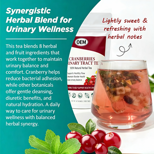 Té de Arándanos para el Tracto Urinario para Hombres OEM - Apoya la Salud de la Vejiga y el Flujo Urinario, 16 Bolsitas Naturales - Product Image 5