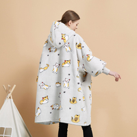 China Fabriek One Size Sherpa Hoodie Sweatshirt met capuchon 100% Polyester Anti-Pilling Pluizig Oversized Groothandel Op Maat