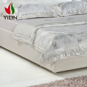 Set camera da letto cornice per mobili stile europeo <span class=keywords><strong>letti</strong></span> <span class=keywords><strong>matrimoniali</strong></span> in pelle bianca di migliore qualità - Product Image 4