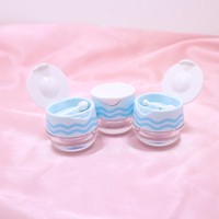 Offre Spéciale – Flacon Vide Transparent Style Vague Estivale pour Baume à Lèvres avec Applicateur Brosse – Direct Usine Chinoise d'Emballages Cosmétiques