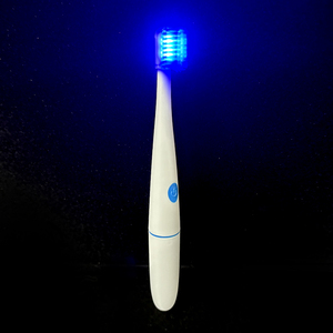 Cepillo de Dientes 2 en <span class=keywords><strong>1</strong></span> con Luz LED Azul para Blanqueamiento Óptico y <span class=keywords><strong>Limpieza</strong></span>, Microvibración, con Temporizador de 2 Minutos para Blanquear los Dientes - Product Image 3