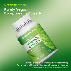 Compresse di Vitamina B12 Metilcobalamina Organica Lifeworth per Adulti - Non per Neonati, Confezioni da 60/90/120 - Product Image 3