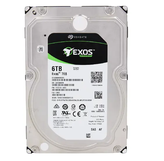 องค์กร Seagate ของแท้ใหม่ความจุภายใน3.5 ''HDD 6TB SATA ฮาร์ดดิสก์ไดรฟ์ ST6000NM0095