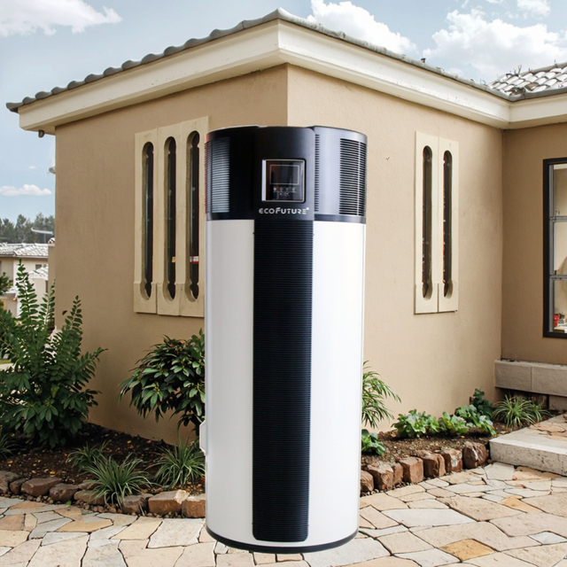 JIADELE High Efficiency Commercial Hotel Use Side Blow Thermal Air Water Heat Pump Water Heater System R290 Refrigerant