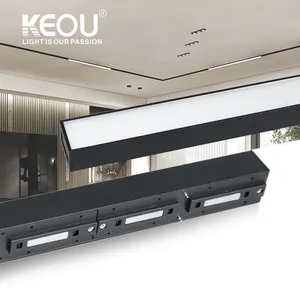 Four types lighting fixtures 48V magnetic led light with magnetic track rail