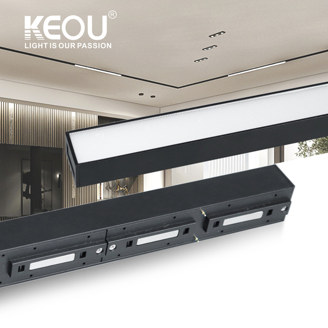 Four Types Lighting Fixtures 48V Magnetic Led Light with Magnetic Track Rail