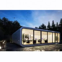 Conteneur d'expédition coulissant ouvert de conception moderne de 40 pieds pliant préfabriqué extensible maison anti-ouragan de 20 pieds avec salle de bain fabriqué en Chine