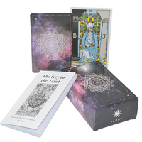 Jeu de cartes de tarot personnalisé pour femmes avec échantillon gratuit, guide de divination et de jeu familial pour la vente en gros