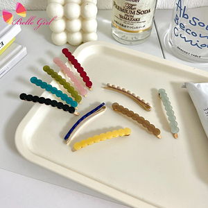 Belleworld Kẹp tóc gợn sóng nhỏ gọn và tinh tế dễ tạo kiểu tóc khí quyển kẹp tóc ngọt ngào đầy màu sắc phụ kiện nữ - Product Image 1