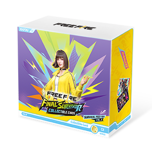 KAYOU <span class=keywords><strong>Free</strong></span> Fire Final Survivor, Tarjetas Coleccionables, Paquete de Supervivencia, Serie SEA 1, Juego de Cartas Coleccionables Oficial, Edades 14+, Venta al por Mayor/Menor - Product Image 2