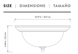 Lampada da soffitto moderna da 13 pollici per illuminazione decorativa di casa, ufficio e corridoio, con paralume in alabastro e finitura bronzo. - Product Image 4