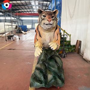 Modèle <span class=keywords><strong>de</strong></span> jeu d'animal à chevaucher flexible Action Tiger à vendre, animaux animatroniques à chevaucher, jeux vidéo pour enfants - Product Image 2