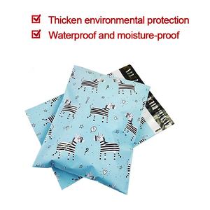 Bolsas de poliéster impermeables para embalaje, gran logotipo colorido impreso en línea, color azul - Product Image 3