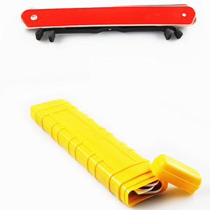 Vehicle Reflective Warning Triangle Folding Safety Sign <b>For</b> Accident Parking <b>Ground</b> Mount Plastic Material - Product Image 2