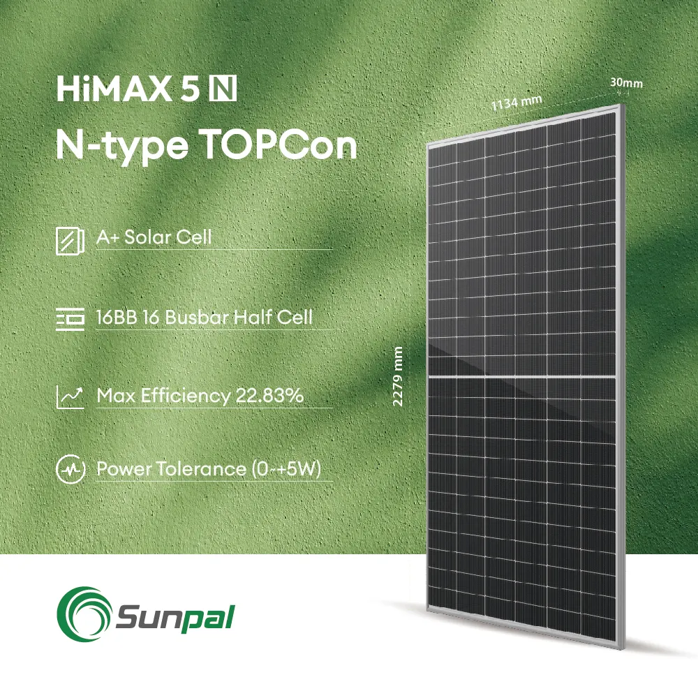 Sunpal High Efficiency Panel Solar 580W 600W The Best Pv Solar Panels Germany For System