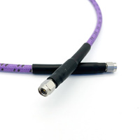 Câble de test coaxial blindé VST 2,4 mm M-F DC-50 GHz, haute précision, phase stable, pour micro-ondes (PTFE/FEP 50 Ohm, longueur 1 m)