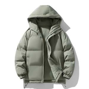Veste d'hiver pour homme, vente chaude, imperméable, en laine épaisse, chaude, respirante, à fermeture éclair, ample, pour l'extérieur - Product Image 5