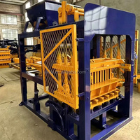Ligne de production de blocs de béton entièrement automatique QT4-15, machine hydraulique pour briques creuses, pour nouvelle usine de briques
