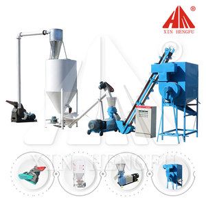 Machine à granulés à filière plate 9KLP usine d'alimentation 100- 300KG par heure Mini système de fabrication de granulés d'alimentation - Product Image 2