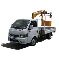 HAOY Sales Mini grue articulée compacte d'occasion pour camionnettes et camions, fabriquée en Chine