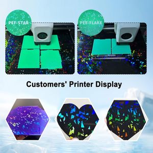 Plaque d'impression holographique PEF+PEY 235x235mm pour Adventurer AD5X/5M/5M <span class=keywords><strong>Pro</strong></span> <span class=keywords><strong>Ender</strong></span> <span class=keywords><strong>3</strong></span>, lit d'impression magnétique en acier à ressort Confetti Arc-en-ciel - Product Image 5