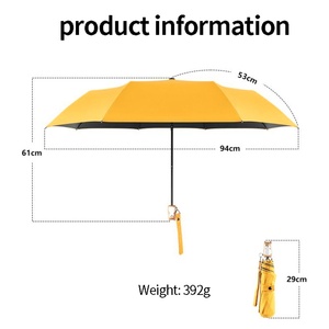 Lightweight Small Folding Car Semi-Automatic Open Close Modern Straight <b>Umbrella</b> UV Protection <b>Windproof</b> Design Business Gifts - Product Image 3