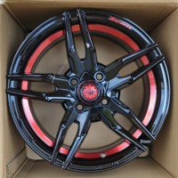 Jantes en alliage d'aluminium 14-18 pouces, modèle Wild Horse, PCD 5x105/100, ET 24/30, moulage basse pression, compatibles avec Reno Gori