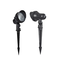 Projecteur d'extérieur pour jardin, arbre et pelouse, étanche IP65, en aluminium, LED COB DC/AC 5W, blanc chaud, pour cour, villa, aménagement paysager