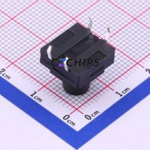 TS-1011-A15B3-D2 Tactile Switch Through hole-4P,12x12mm Switch Single Pole Single Throw Round Button 2.5N Through Hole - Product Image 2