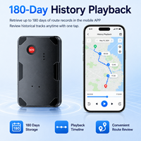 Rastreador de Autos 4G LTE Impermeable, GSM/WiFi GPS, Aplicación Android, 1 Año de Garantía para Localización Instantánea, Antirrobo, Compatible con PC